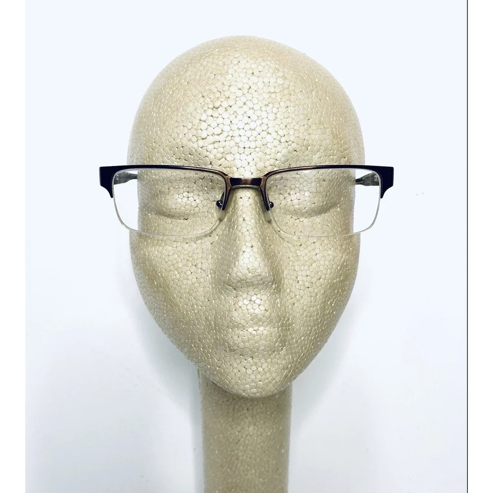 Versace Brown Metal Green Tortoise Lucite Glasses Italy MOD 1184 1320 53 18 140